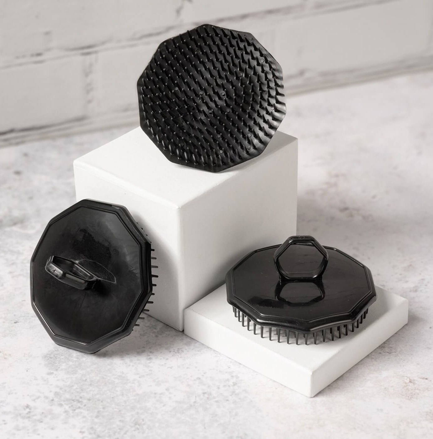 Massage Hair & Scalp Brush for Healthy Hair - 3pcs