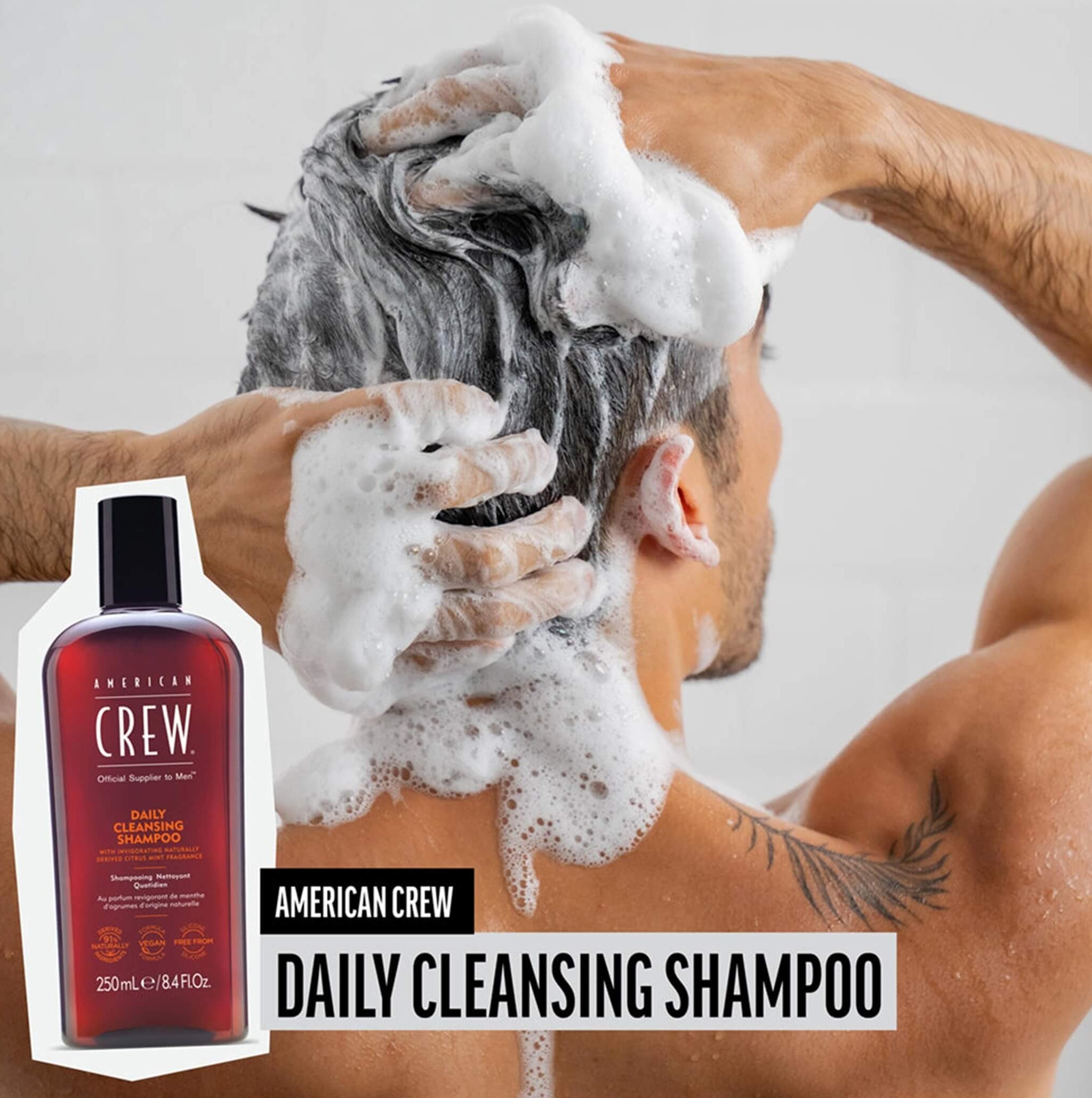 American Crew Matte Clay + Cleansing S-poo Duo Set