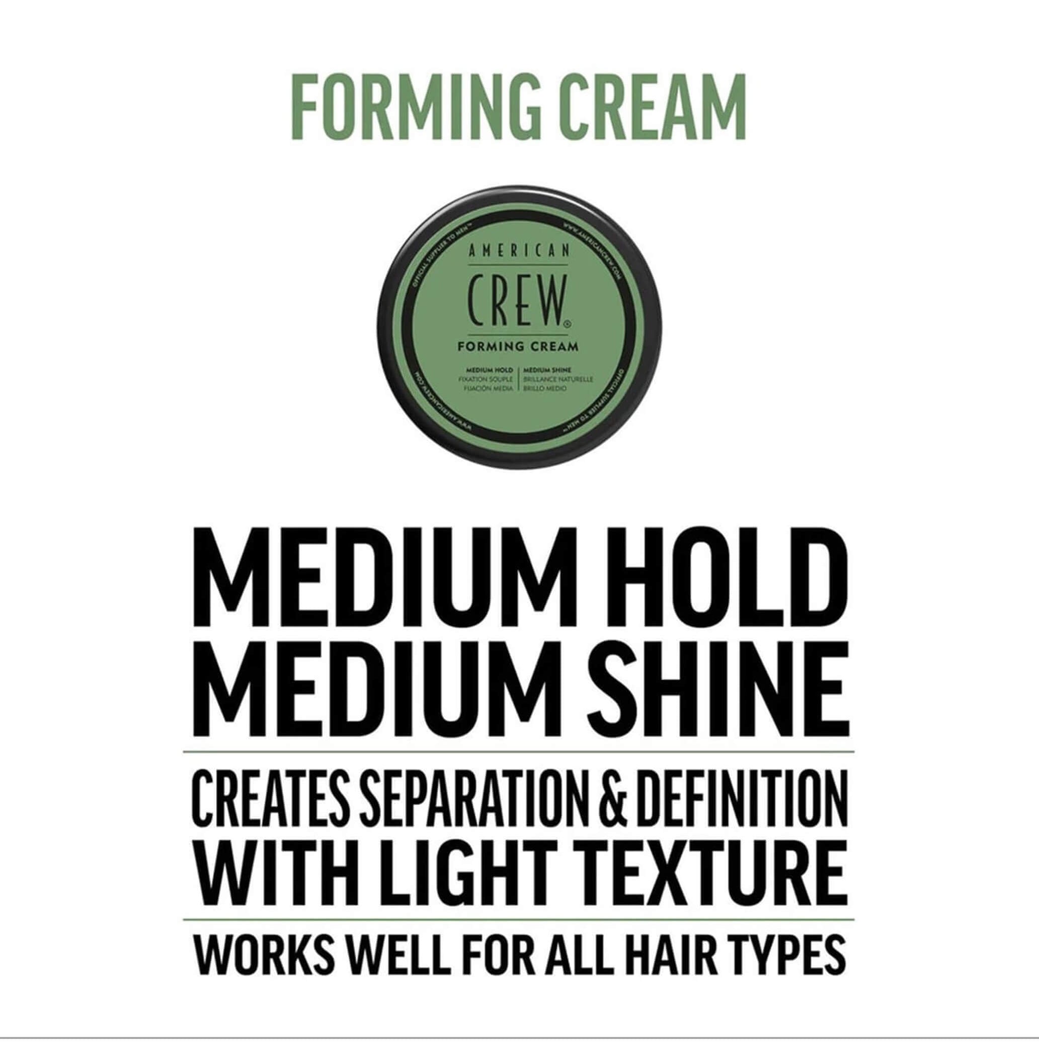 AMERICAN CREW Mens Forming Cream Pre-Styling DUO Pack