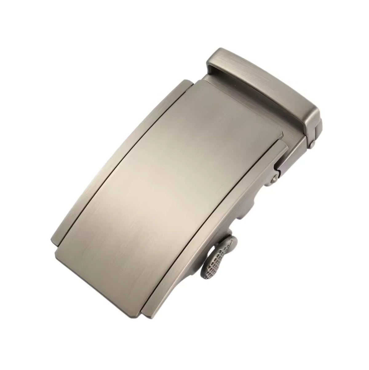 Automatic ratchet belt buckle zinc alloy finish