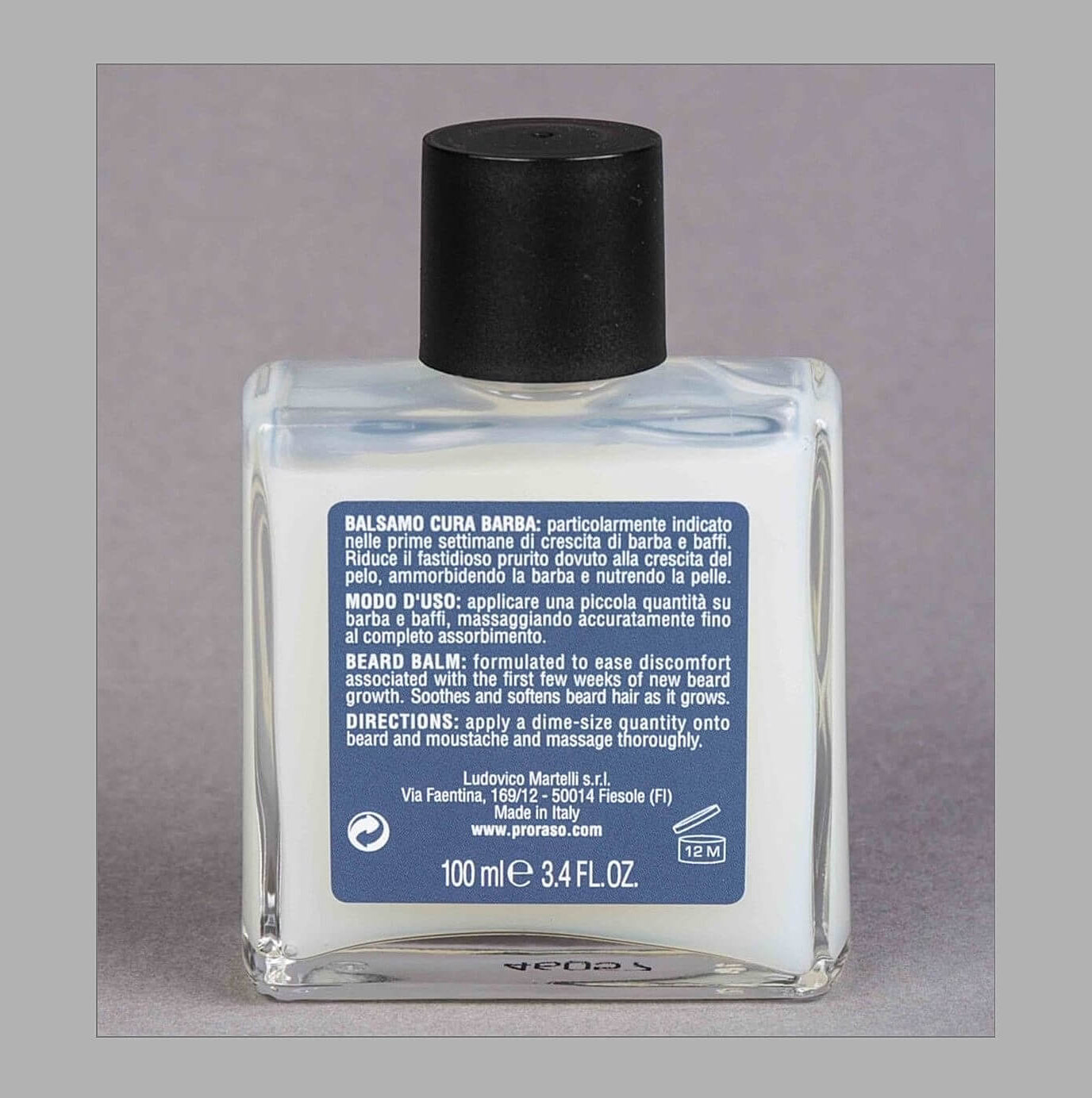 Proraso Beard Balm Azur Lime + Beard Brush