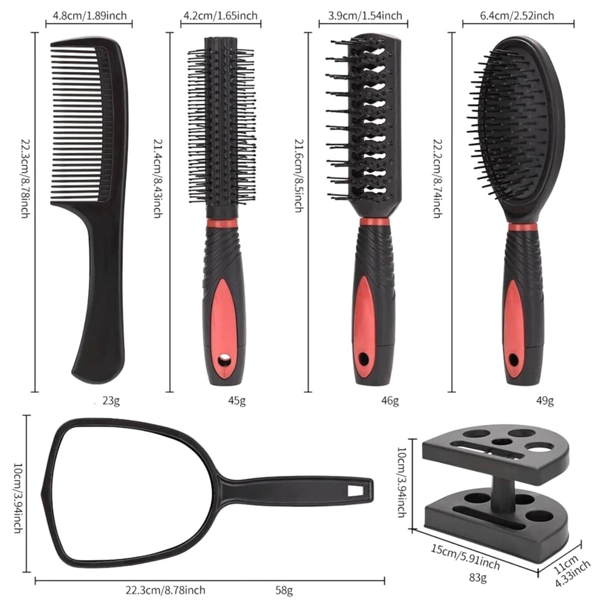Premium 6-Piece Brush Set