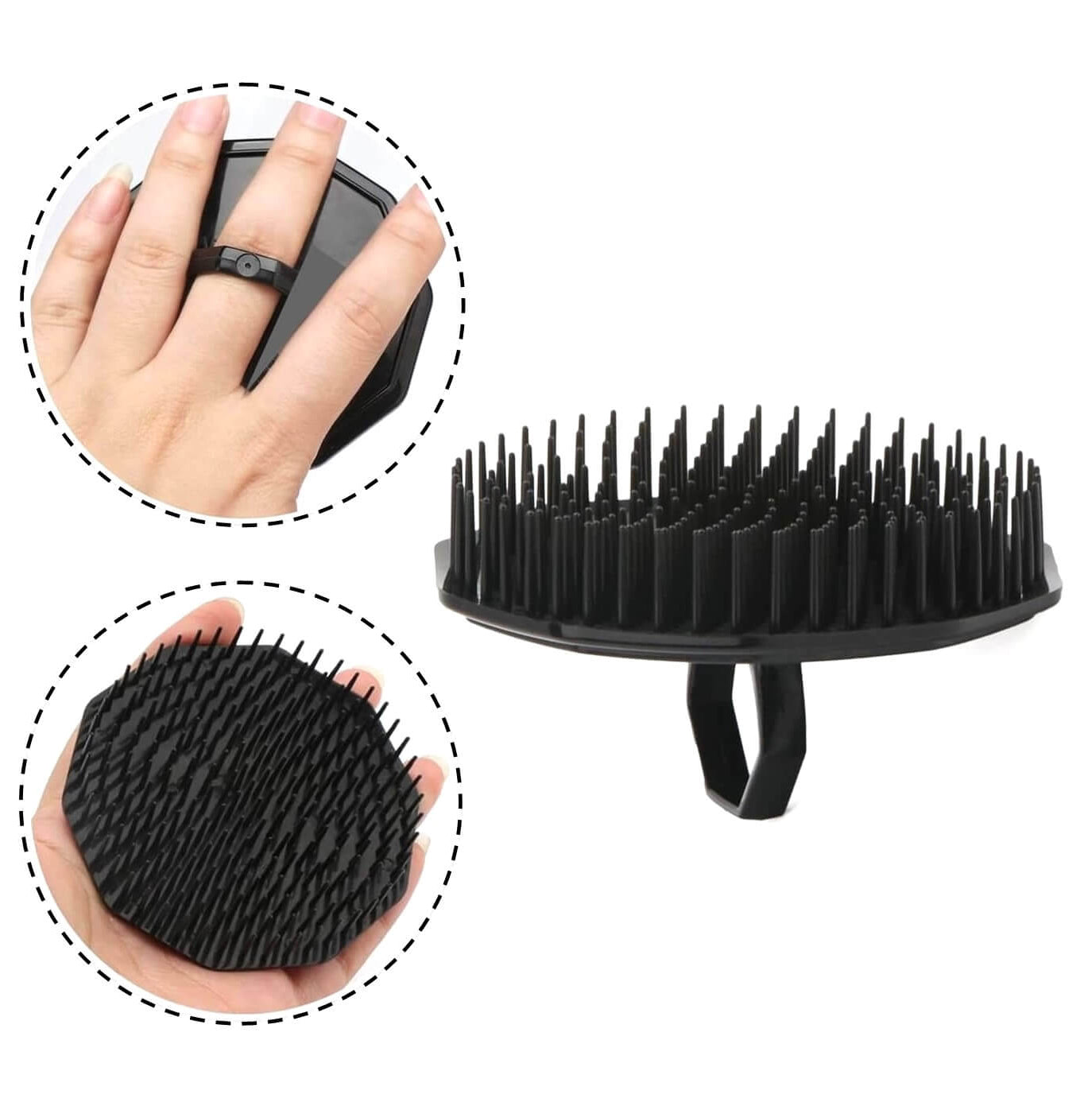 Massage Hair & Scalp Brush for Healthy Hair - 3pcs