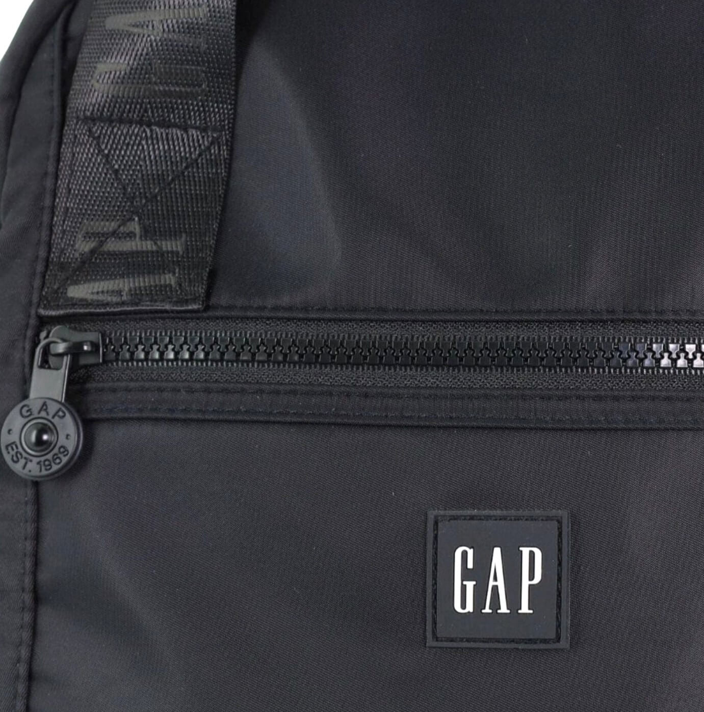 GAP Unisex RFID Nylon Travel Backpack in Black