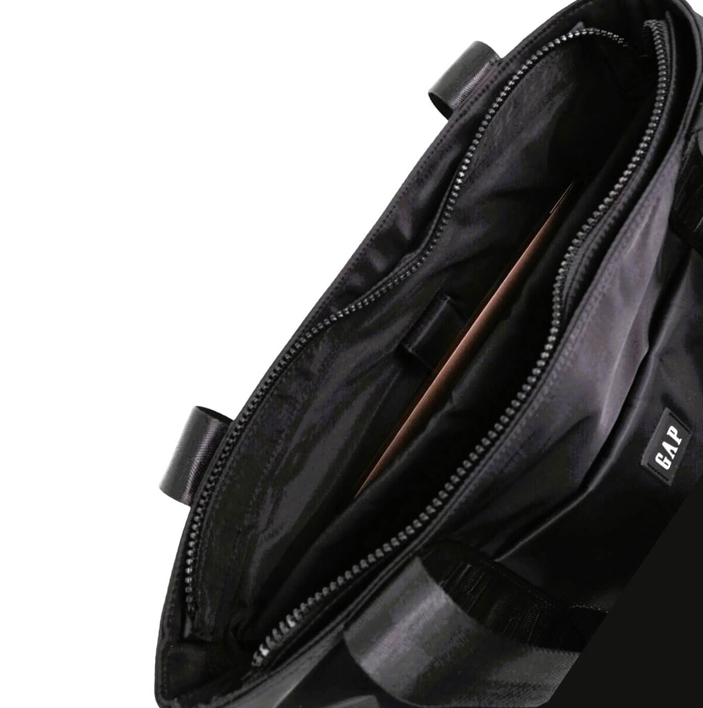 GAP Ladies RFID Nylon Tote Bag in Black