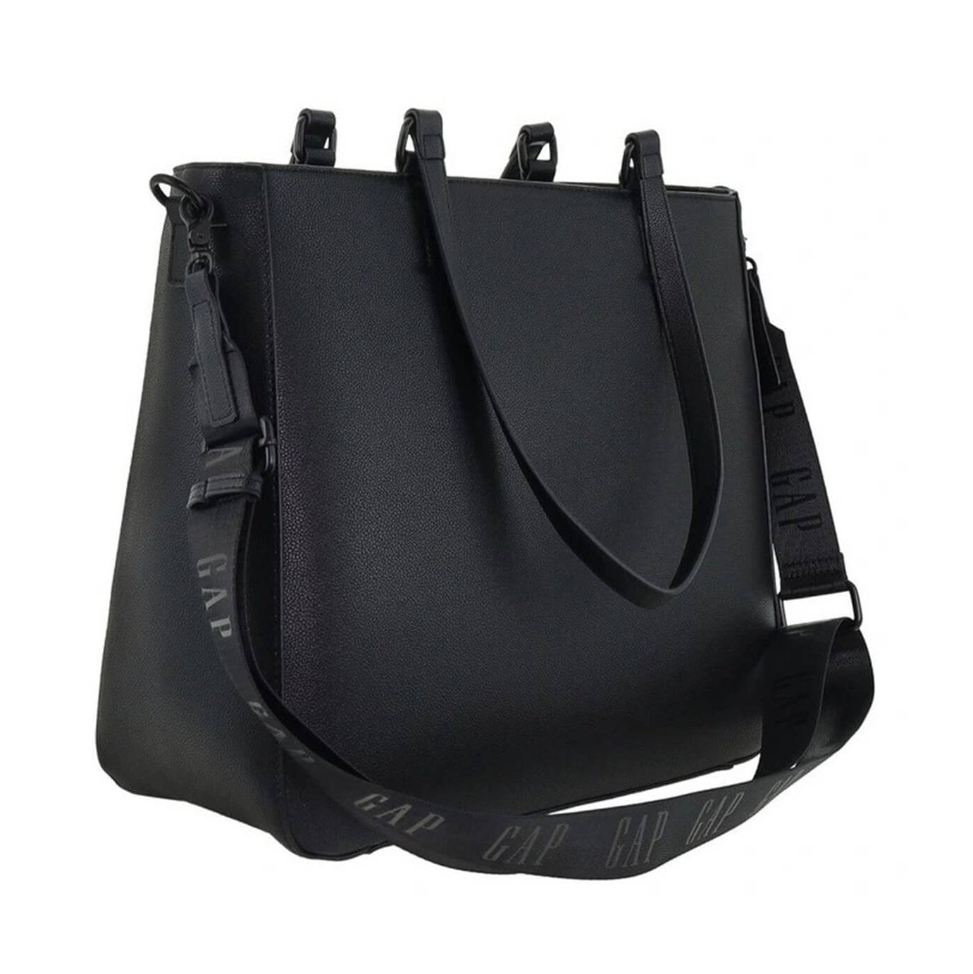GAP Ladies Vegan Leather Modern Business Bag in Black