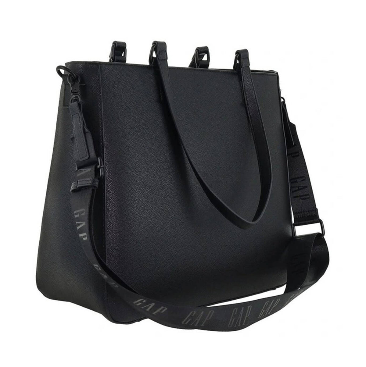 GAP Ladies Vegan Leather Modern Business Bag in Black