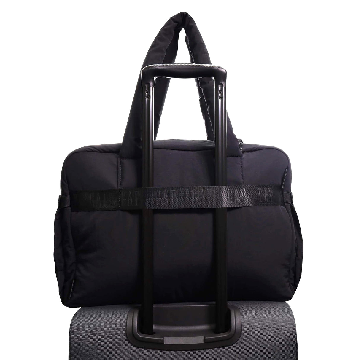 GAP 85 Nylon Modern Overnighter Tote Bag in Black