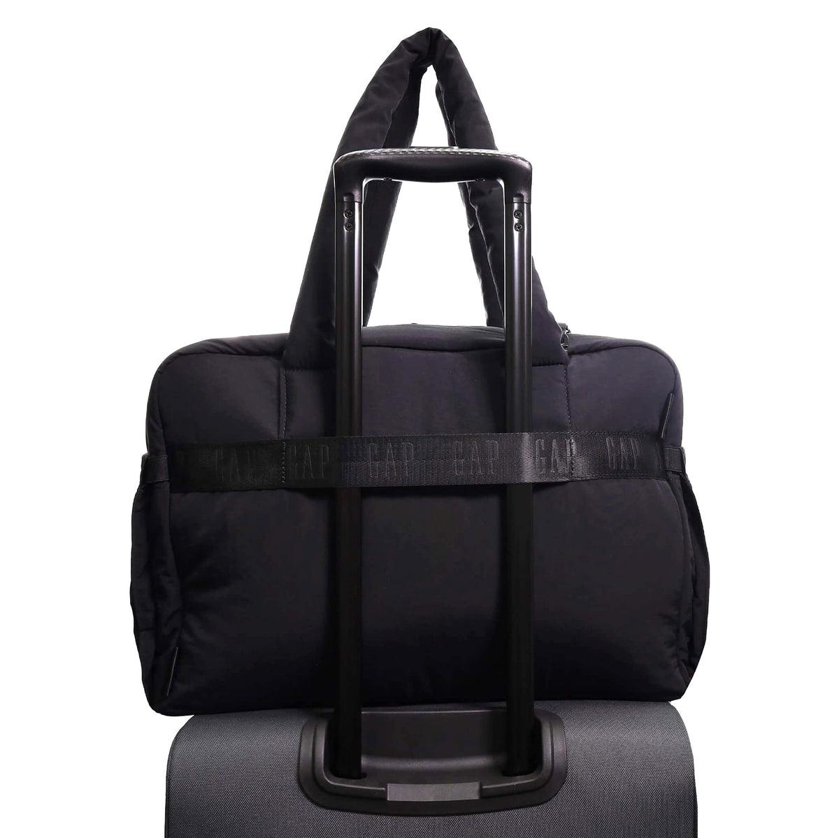 GAP 85 Nylon Modern Overnighter Tote Bag in Black