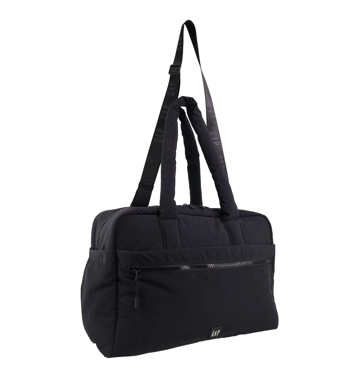 GAP 85 Nylon Modern Overnighter Tote Bag in Black