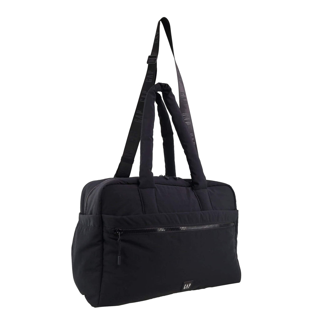 GAP 85 Nylon Modern Overnighter Tote Bag in Black