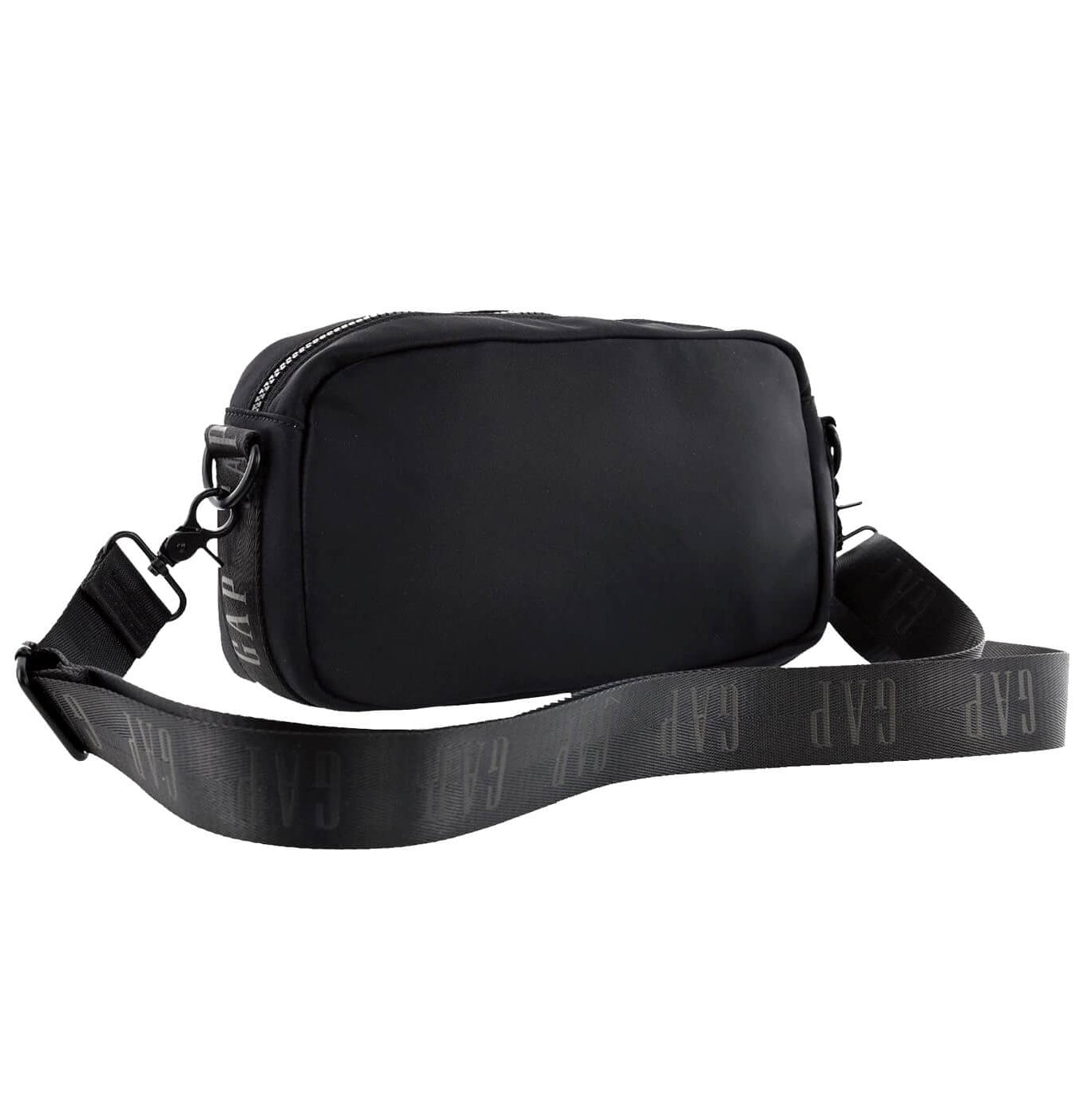 GAP Ladies RFID Nylon Crossbody Bag in Black