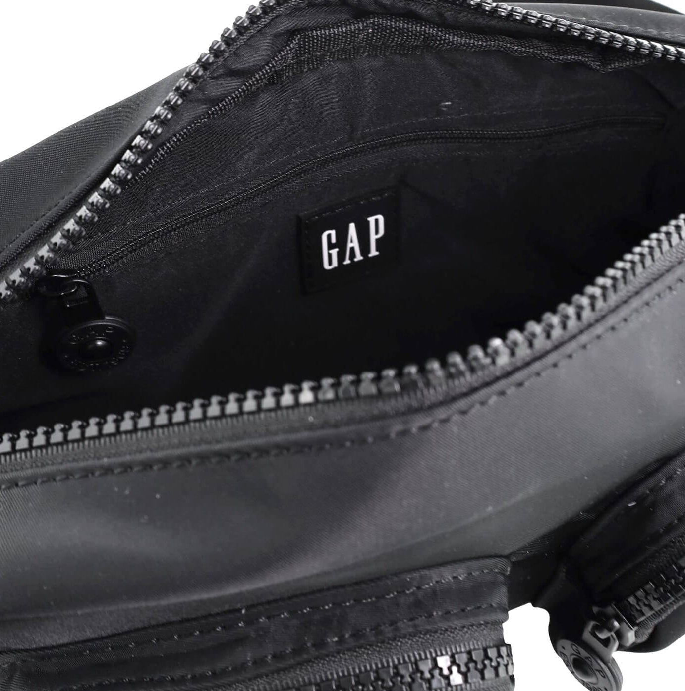 GAP Ladies RFID Nylon Crossbody Bag in Black