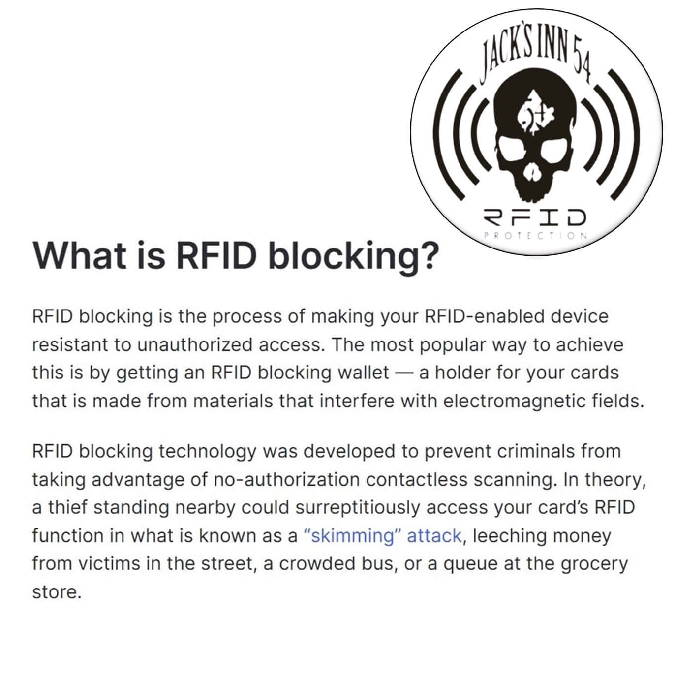 RFID Protection and Blocking