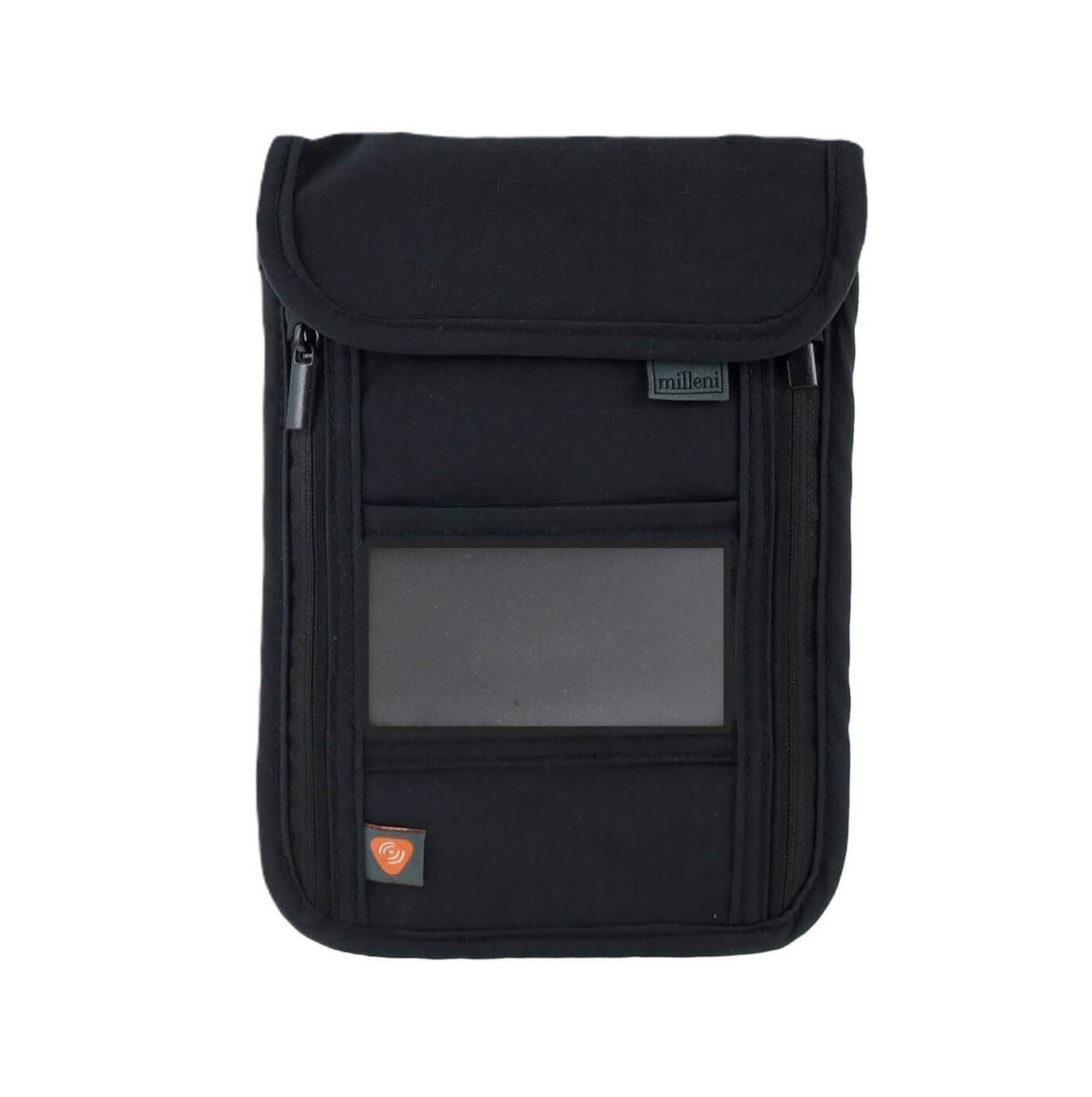 Milleni RFID Travel Neck Stash/Black