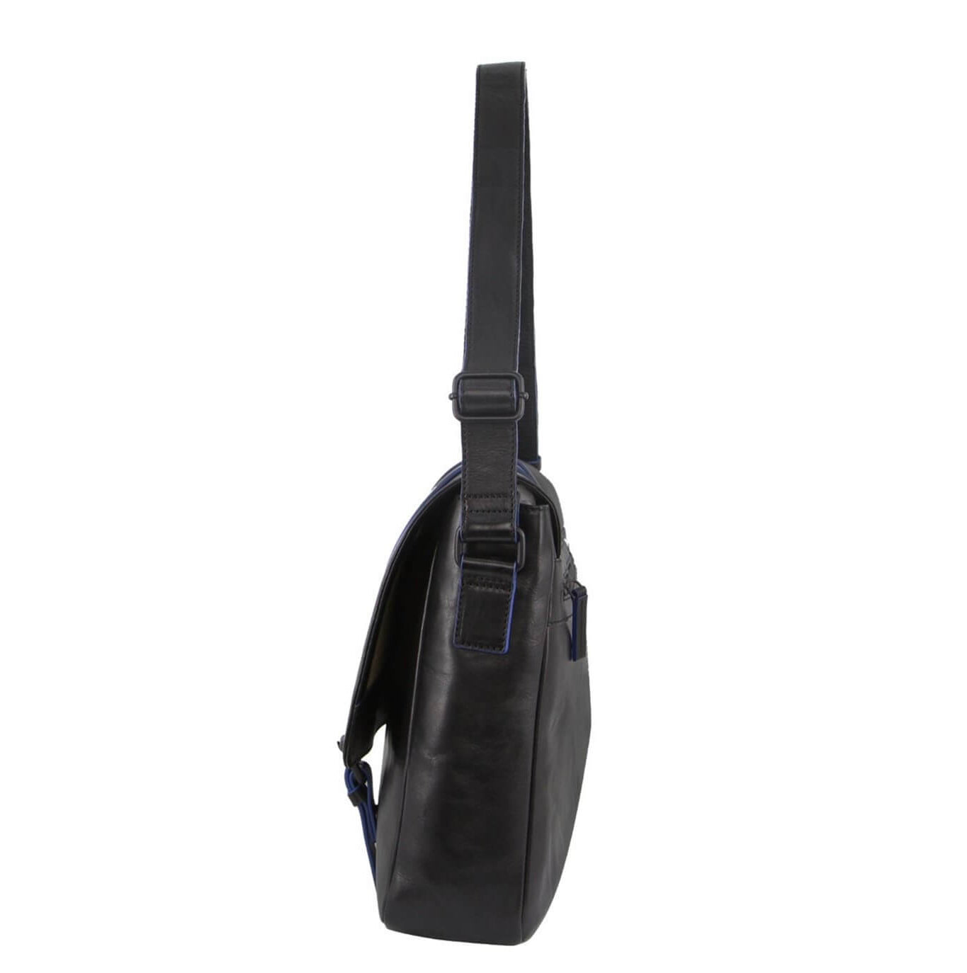 Pierre Cardin PC3313 Crumple Leather Computer Bag/Black