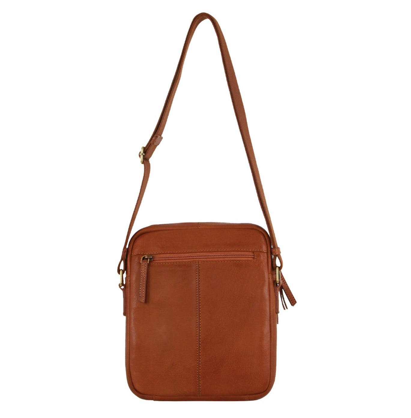 Pierre Cardin PC3712 Italian Leather Cross Body-bag/Cognac