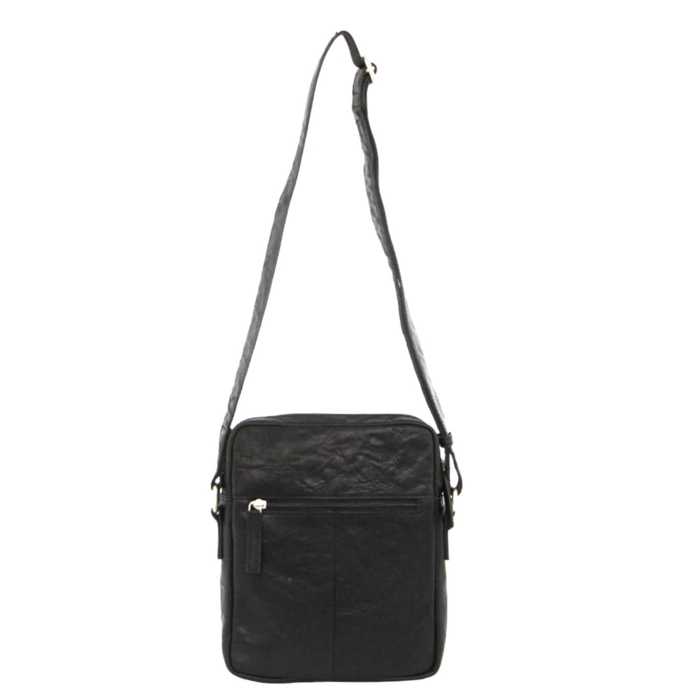 Pierre Cardin PC2794 Rustic Leather iPad Cross Body Bag/Black