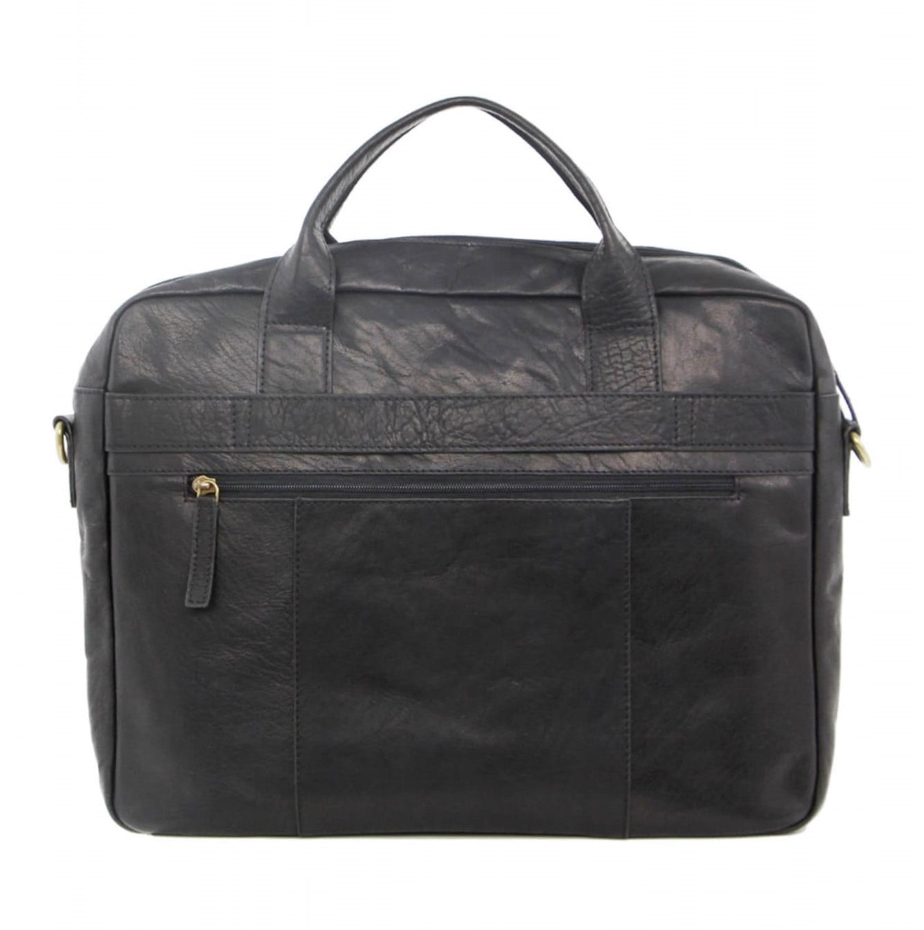 Pierre Cardin PC2807 Rustic Leather Computer Bag/Black