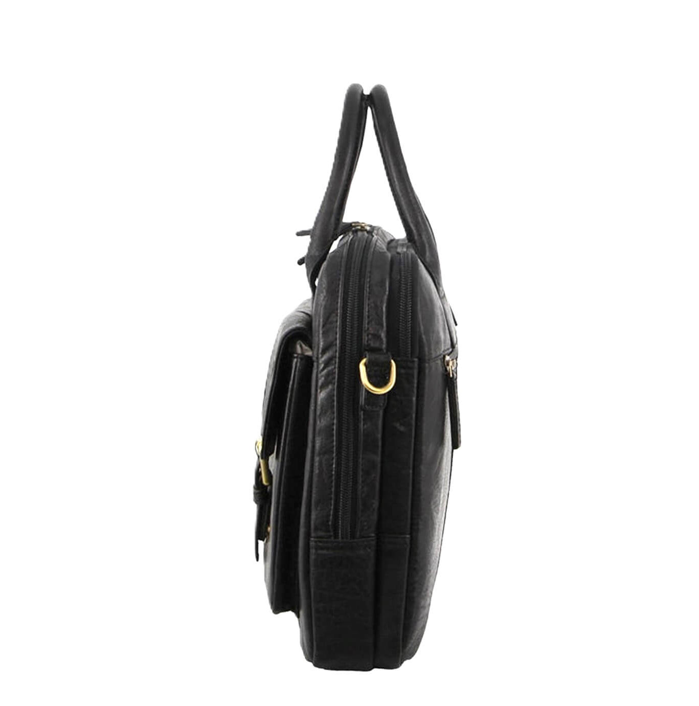 Pierre Cardin Leather Multi-Compartment Business Bag