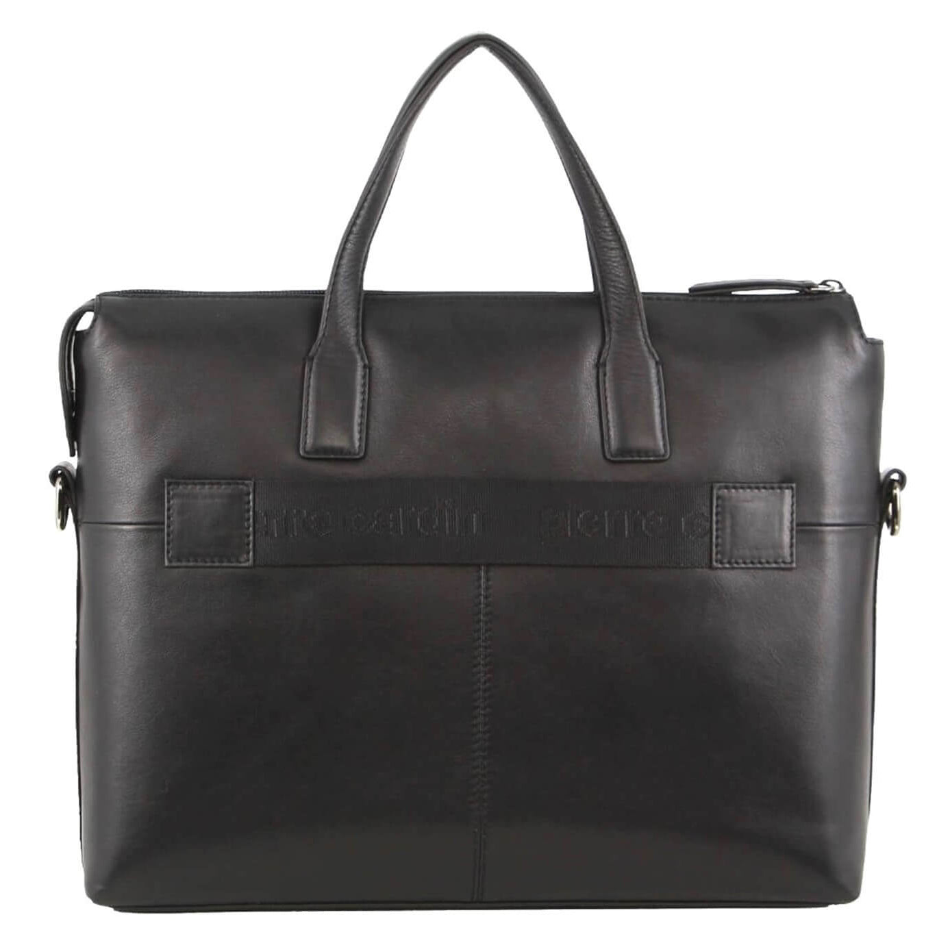 Pierre Cardin PC3841 Mens Leather Business Computer Bag/Black