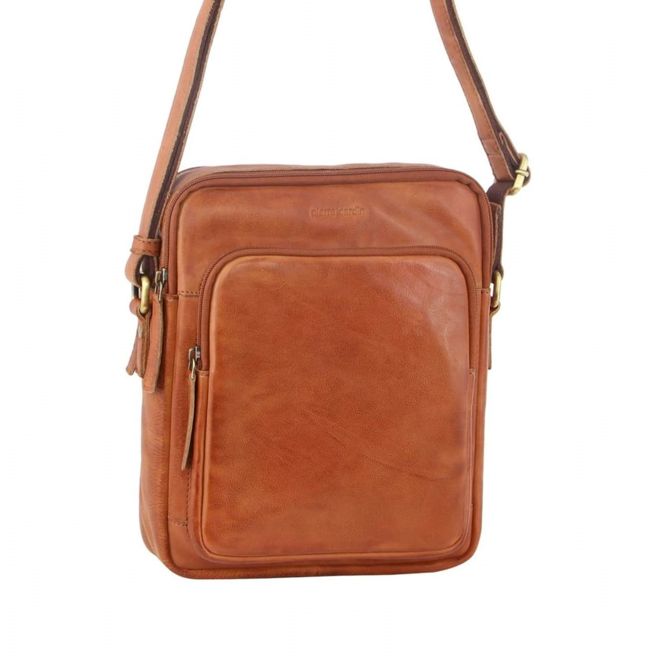 Pierre Cardin PC2804 Rustic Leather iPad Bag/Cognac