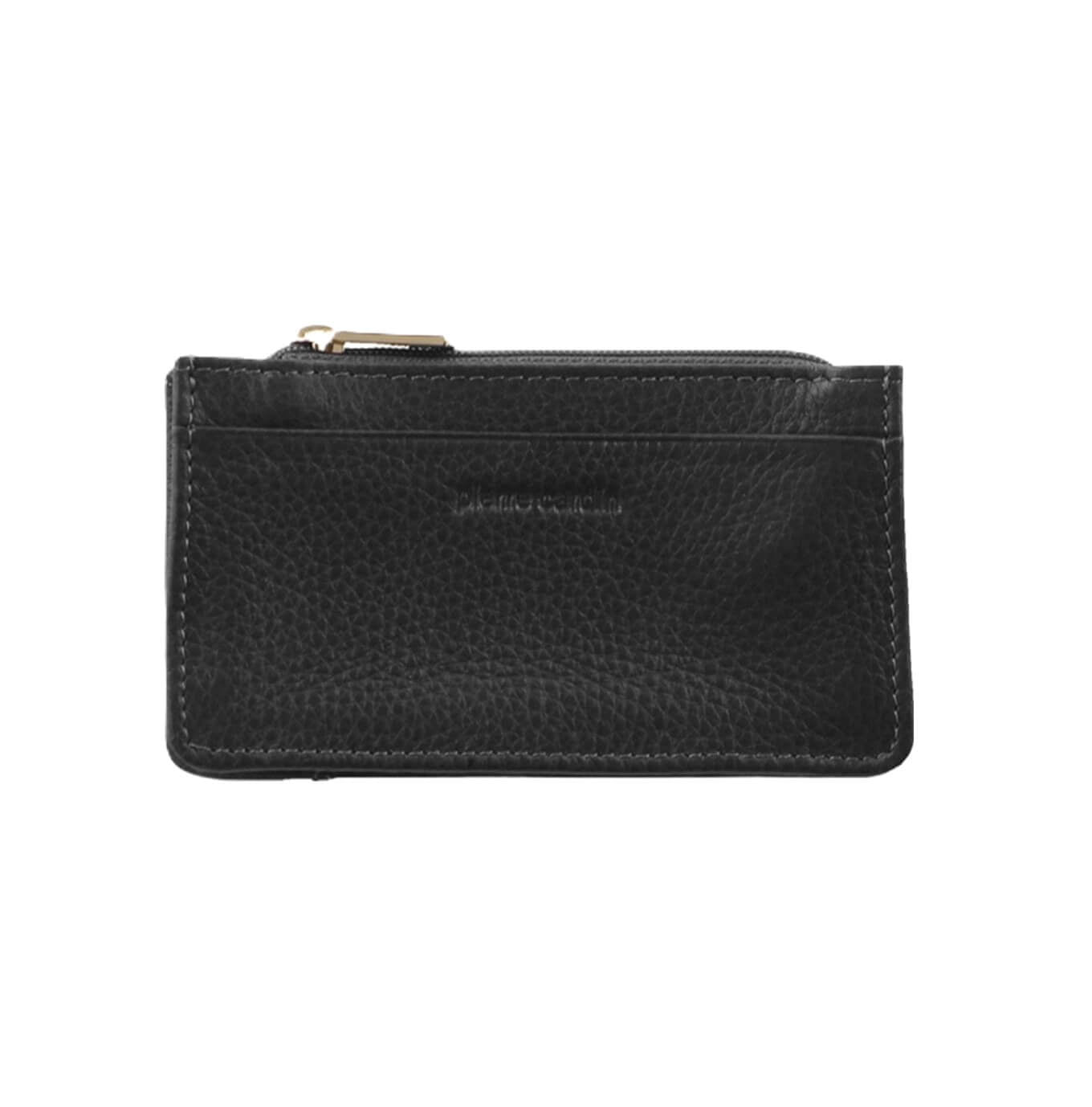 Pierre Cardin PC2277 Italian Leather Coin-Key Purse/Black