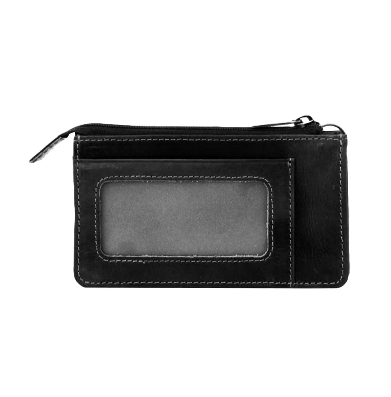 Pierre Cardin PC2277 Italian Leather Coin-Key Purse/Black