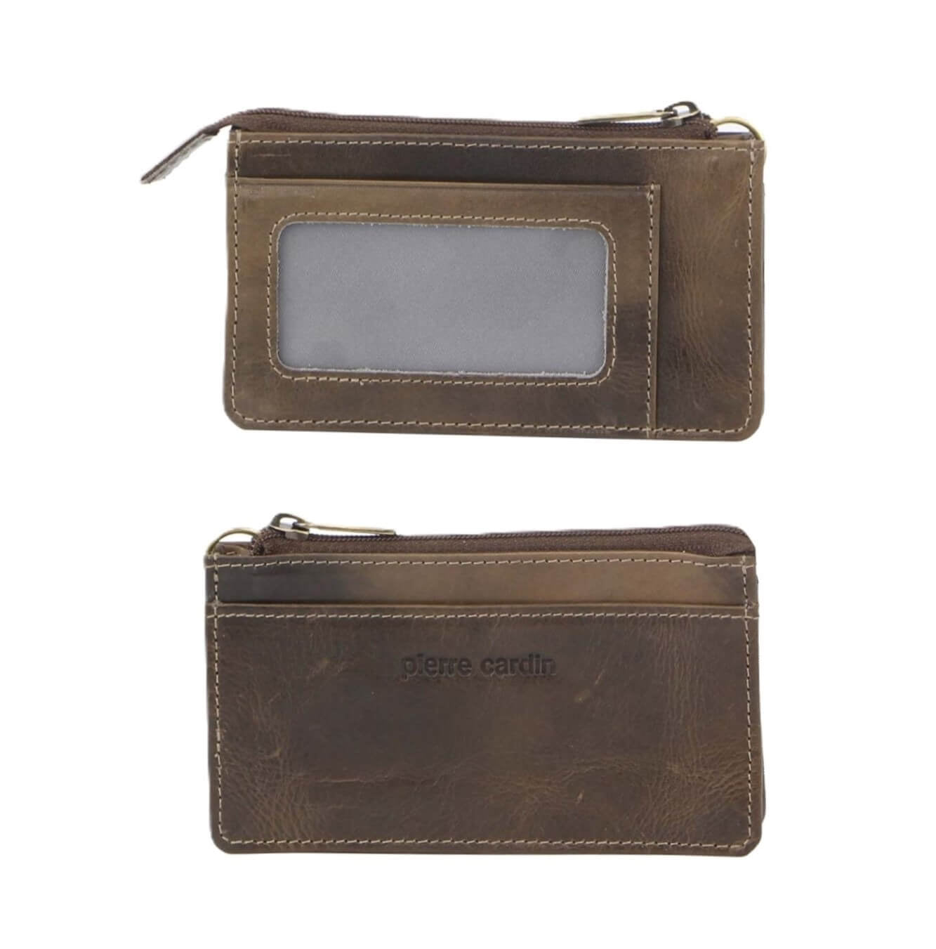 Pierre Cardin PC2277 Italian Leather Coin-Key Purse/Mushroom