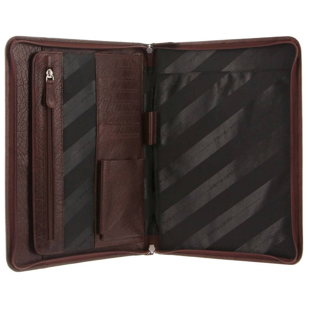 Pierre Cardin PC3062 Italian Leather A4 Business Folio/Chocolate