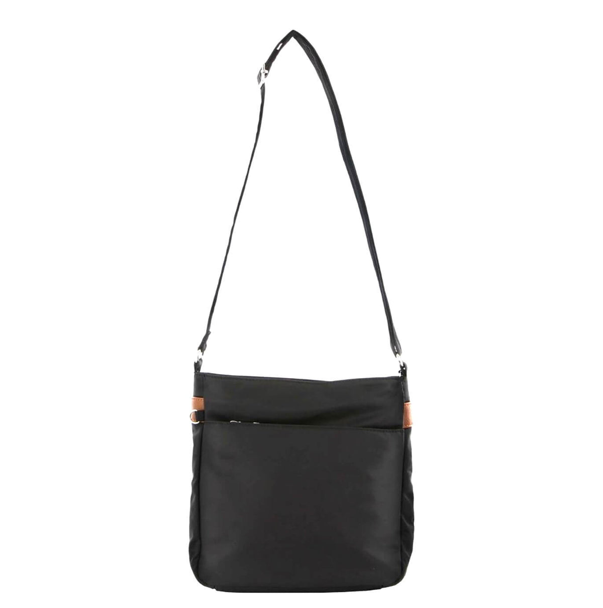 Pierre Cardin PC3265 Nylon Anti-Theft 2-Tone Cross Body-bag/Black
