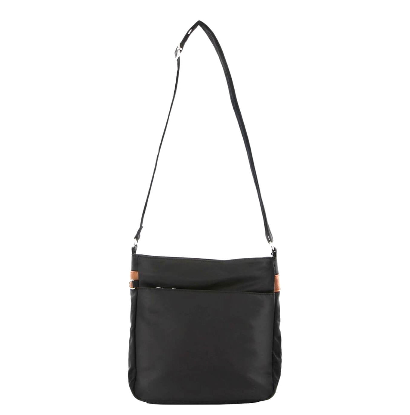 Pierre Cardin PC3265 Nylon Anti-Theft 2-Tone Cross Body-bag/Black