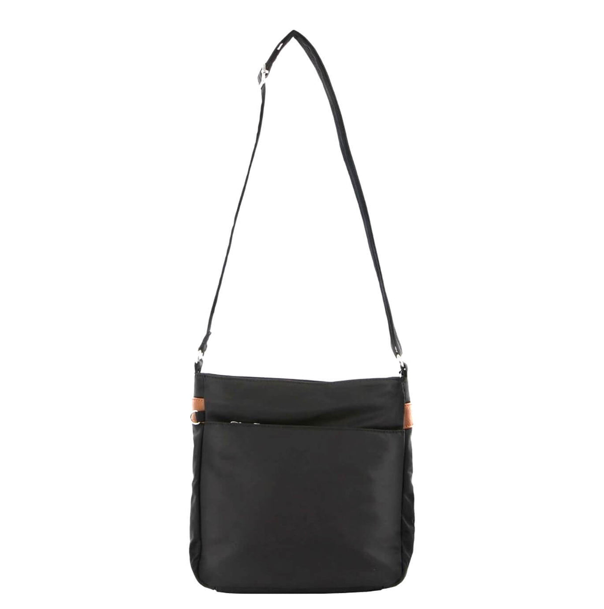 Pierre Cardin PC3265 Nylon Anti-Theft 2-Tone Cross Body-bag/Black