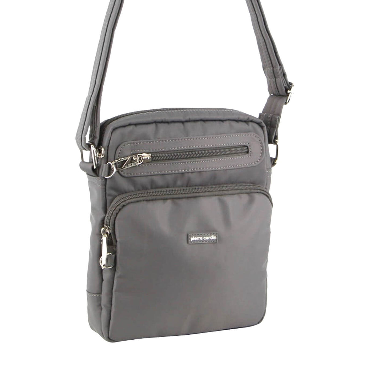Pierre Cardin PC3265 Nylon Anti-Theft Cross Body-bag/Grey