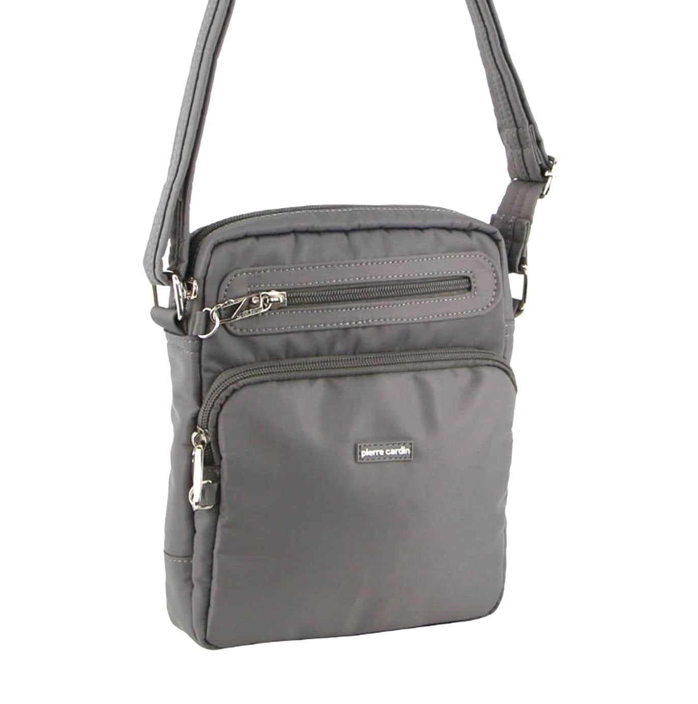 Pierre Cardin PC3265 Nylon Anti-Theft Cross Body-bag/Grey