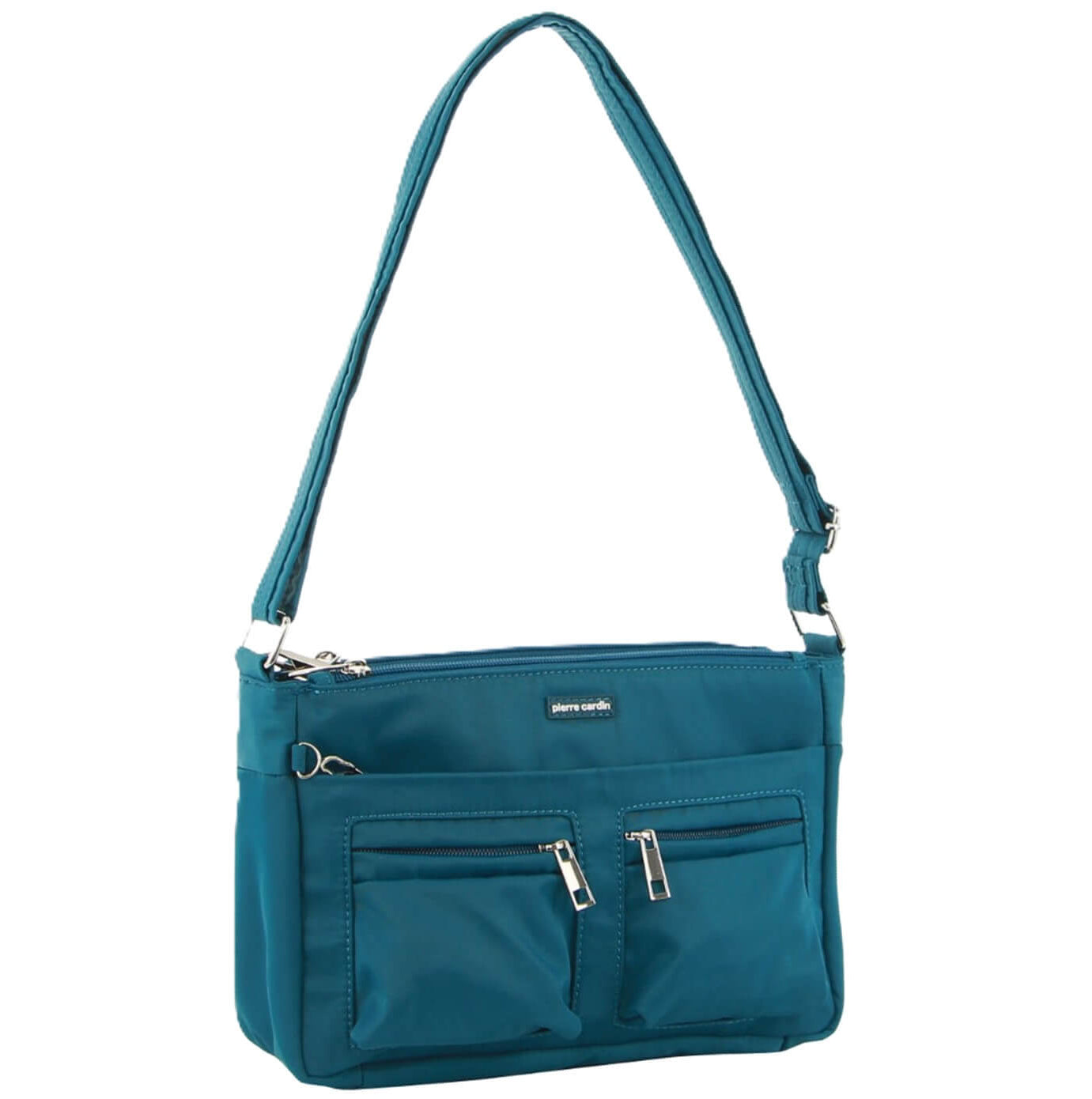 Pierre Cardin PC3268 Nylon Anti-theft Cross Body-Bag/Turquoise