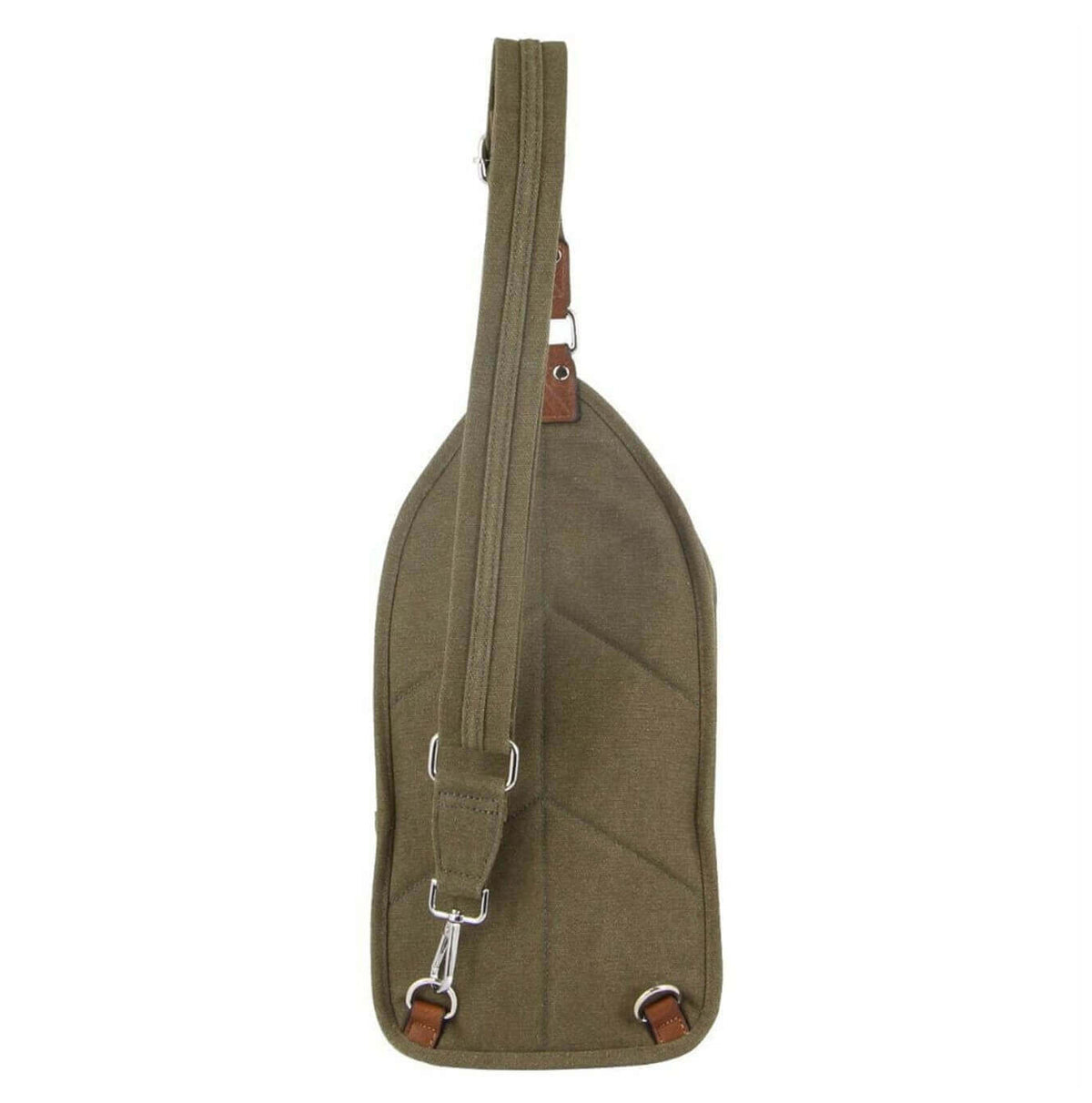 Pierre Cardin PC3271 Canvas Cross Body-Sling Bag/Brown
