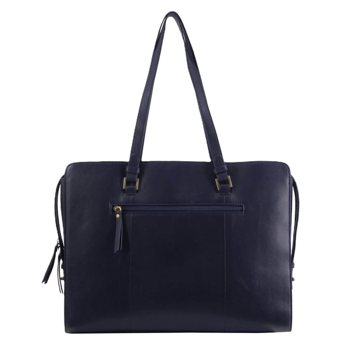 Pierre Cardin Croc-Embossed Leather Business-Laptop Bag in Navy