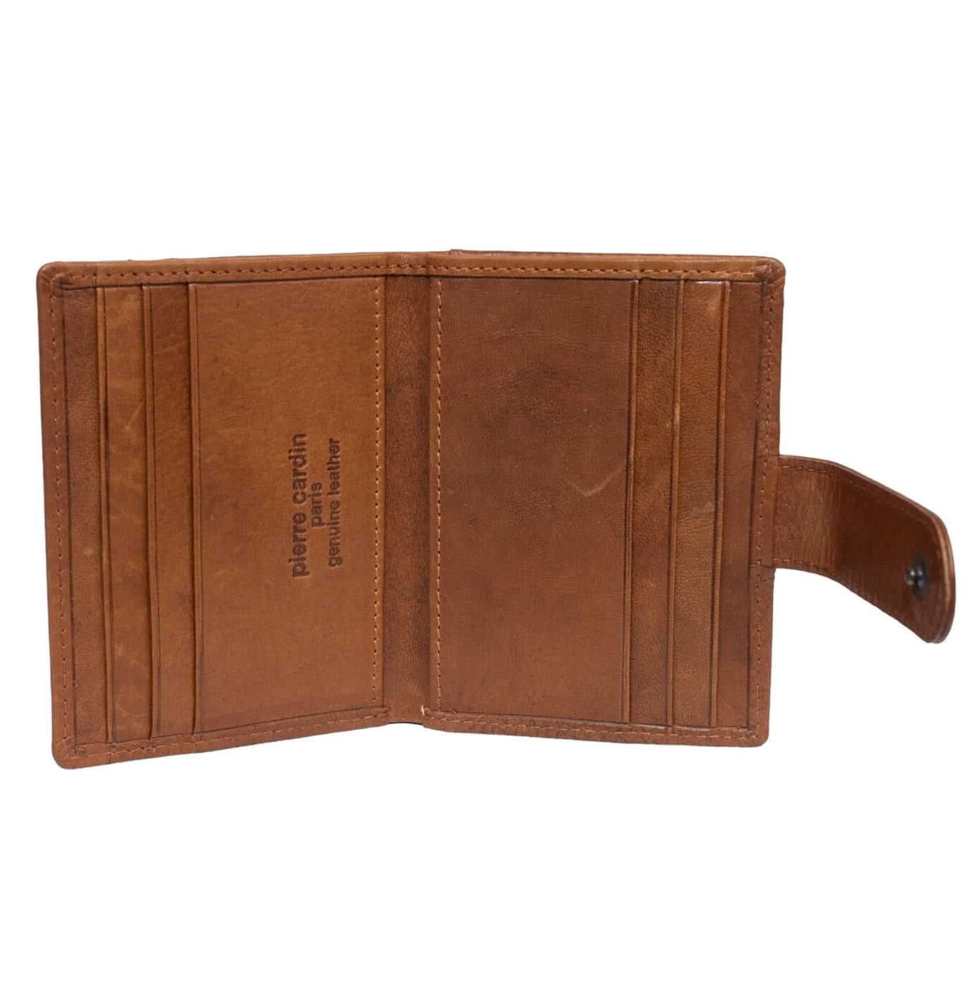 Pierre Cardin PC3308 Leather Bi-Fold Card Holder-Wallet/Tan