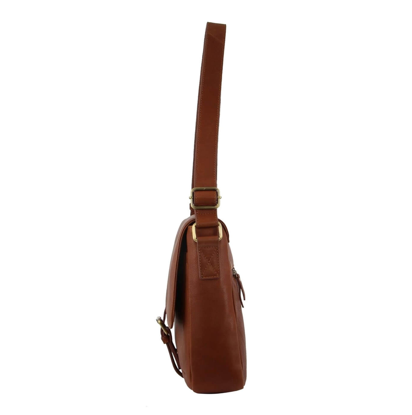 Pierre Cardin PC3500 Mens Leather Business Satchel/Dark Tan
