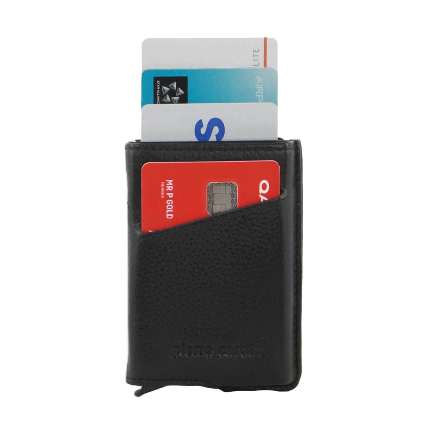 Pierre Cardin Leather Smart Slide Card Holder Wallet