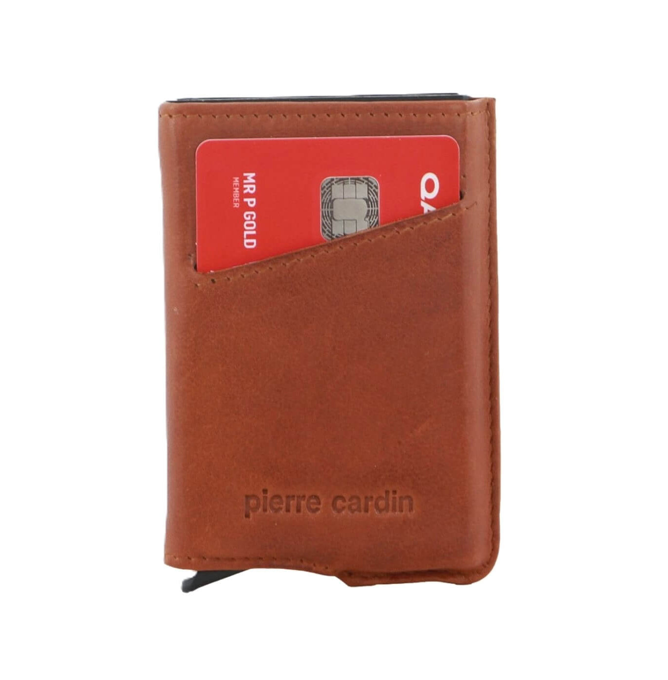 Pierre Cardin Leather Smart Slide Card Holder Wallet