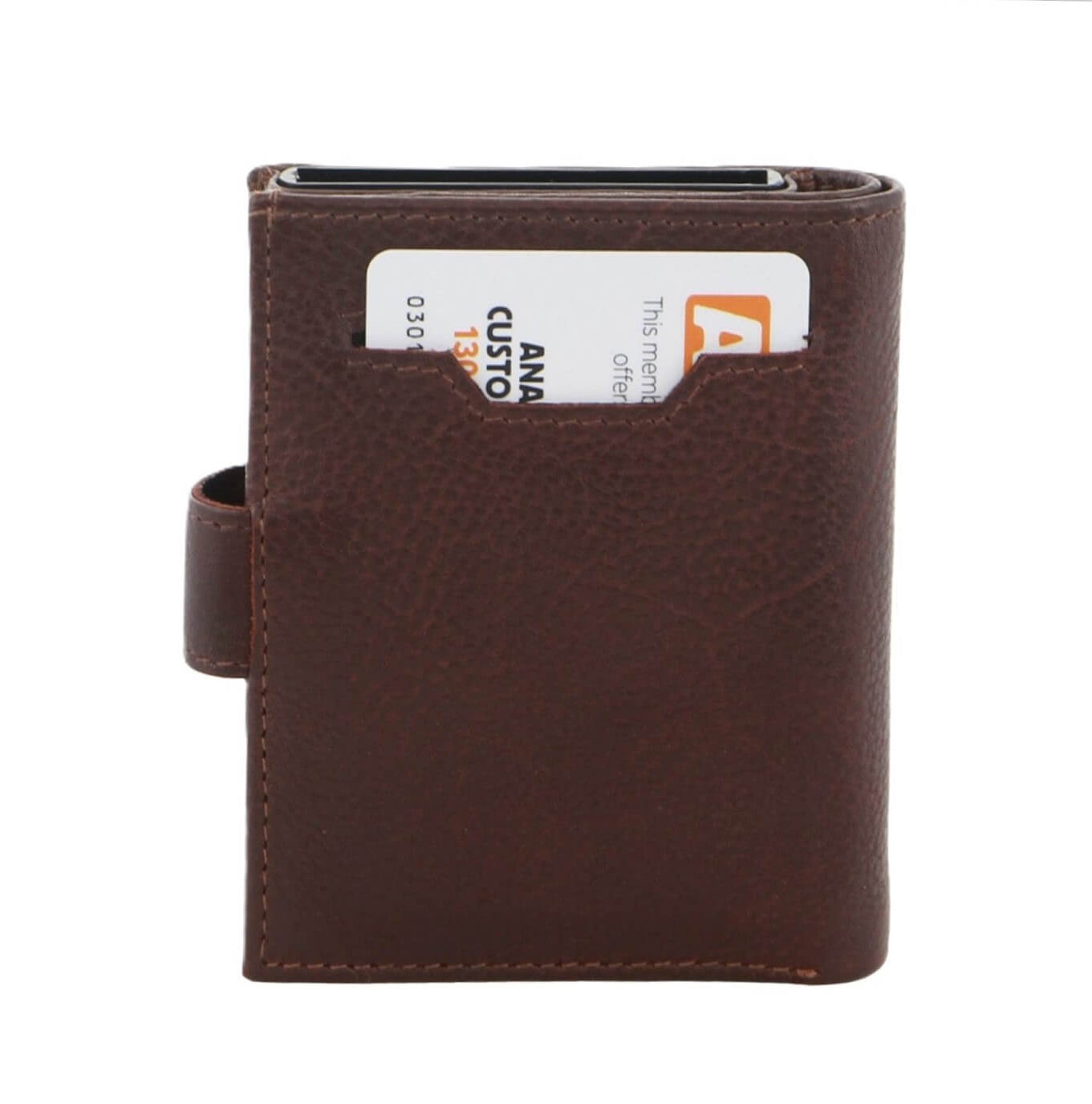 Pierre Cardin PC3644 Smart Slide Card Holder Tab Leather Wallet/Brown