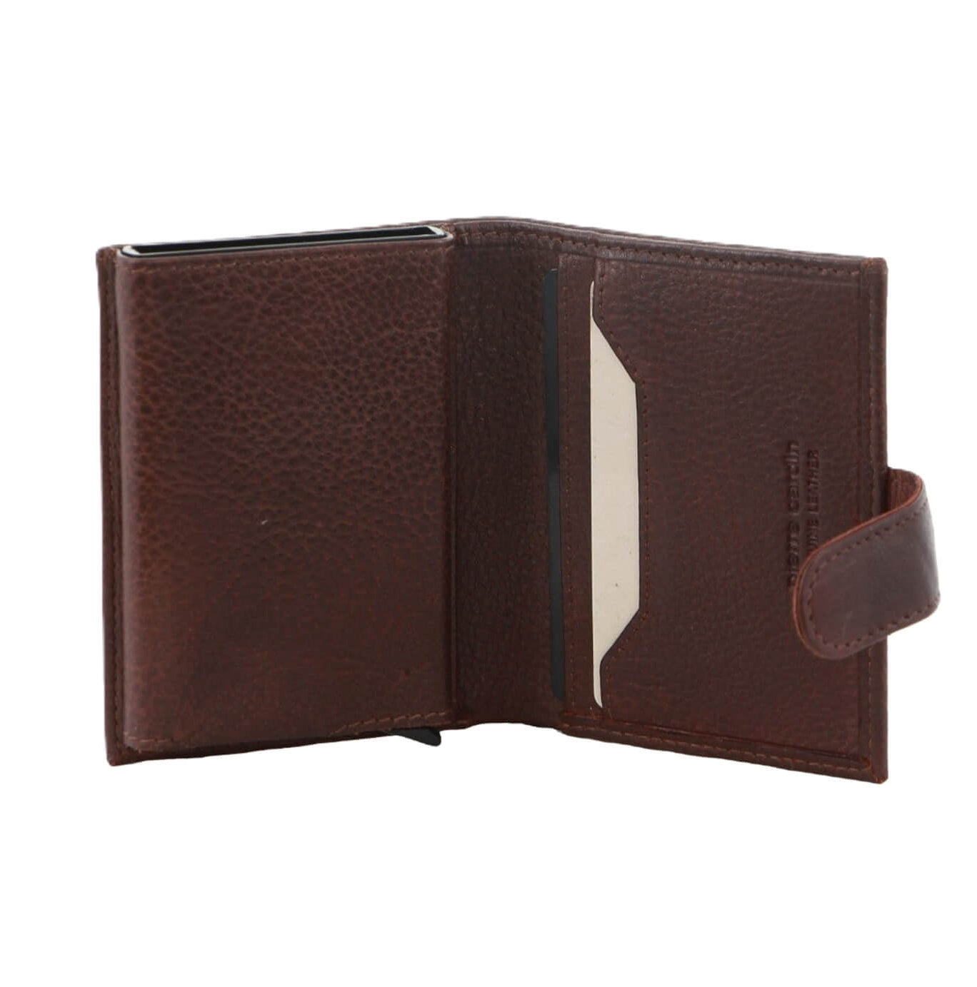 Pierre Cardin PC3644 Smart Slide Card Holder Tab Leather Wallet/Brown