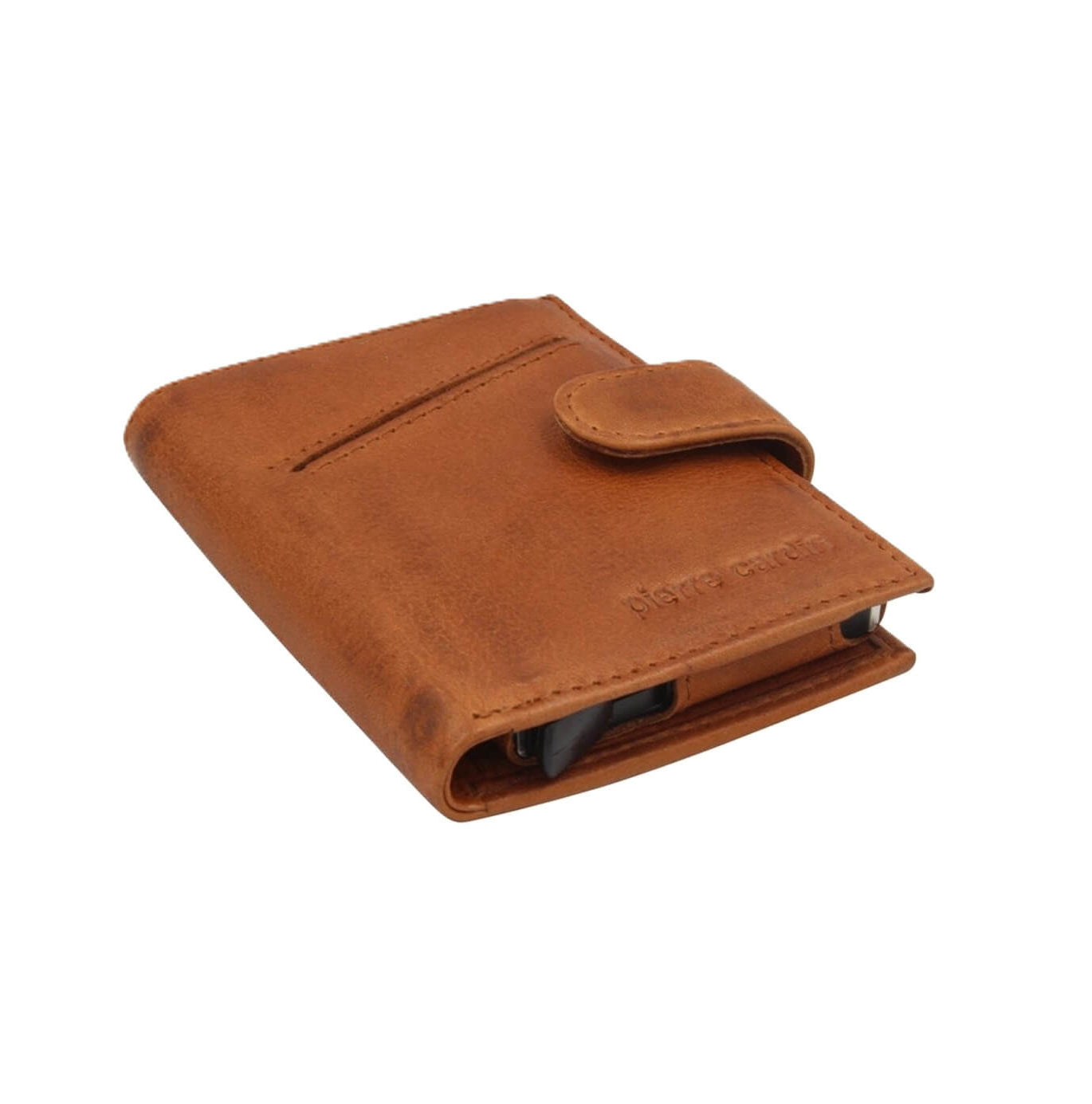 Pierre Cardin PC3644 Smart Slide Card Holder Tab Leather Wallet/Tan