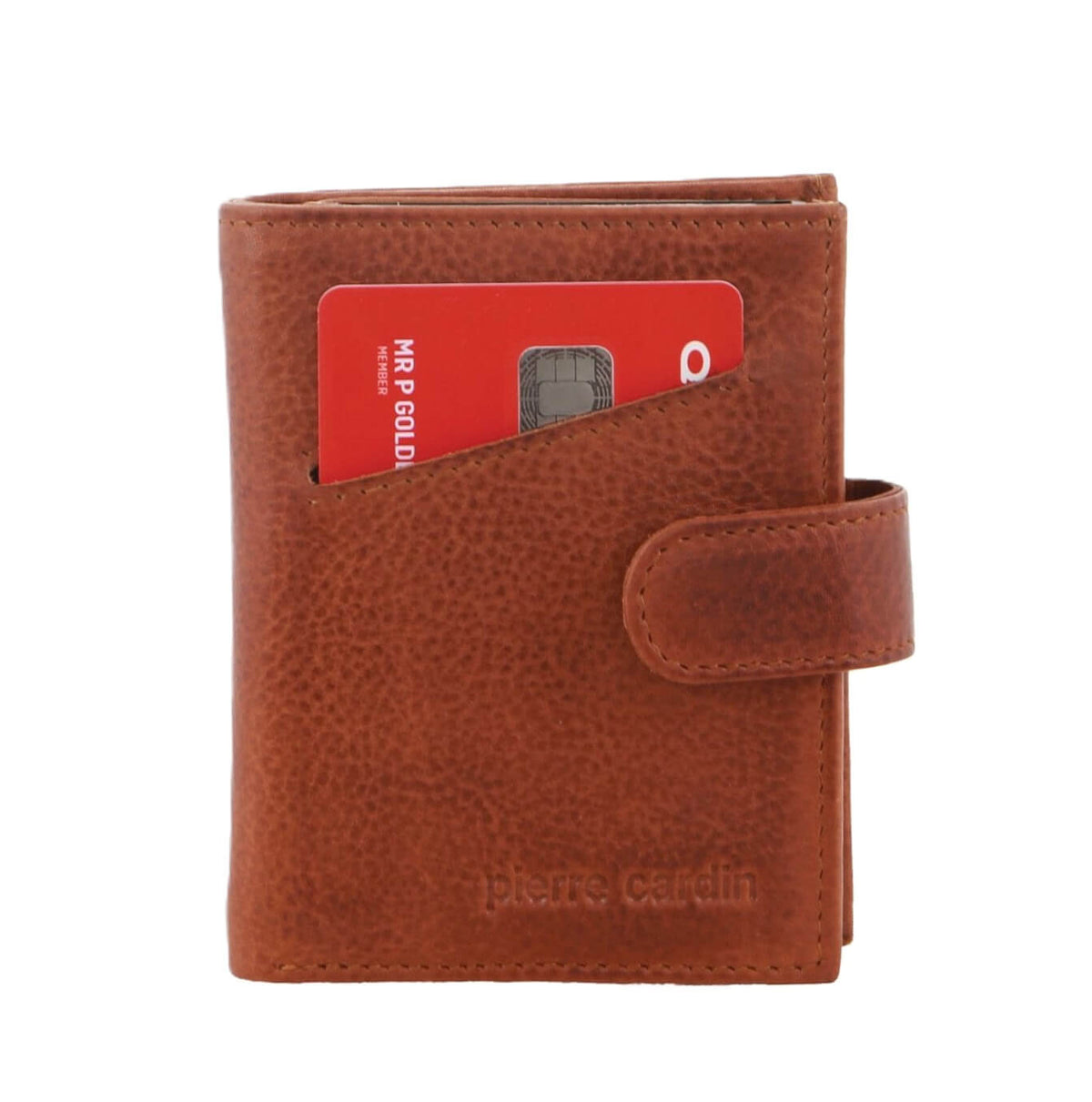 Pierre Cardin PC3644 Smart Slide Card Holder Tab Leather Wallet/Tan