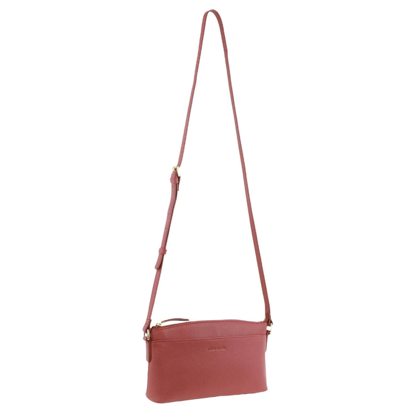 Pierre Cardin Italian Leather Ladies’ Crossbody Bag in Rose