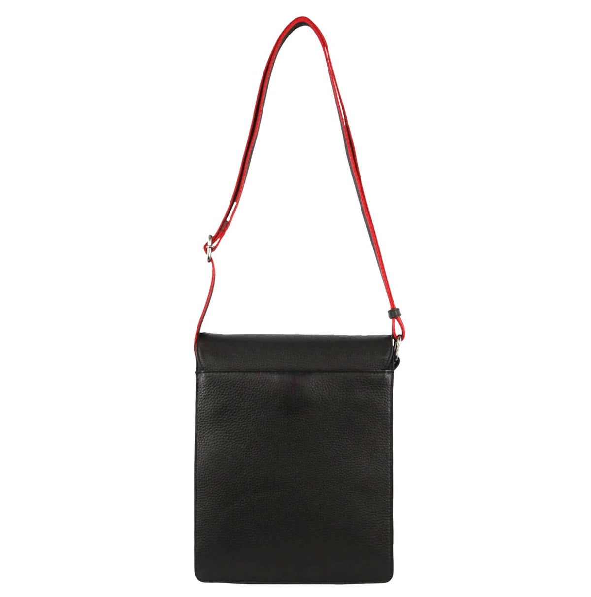 Pierre Cardin PC3699 Leather Flap-Over Cross Body Bag/Black
