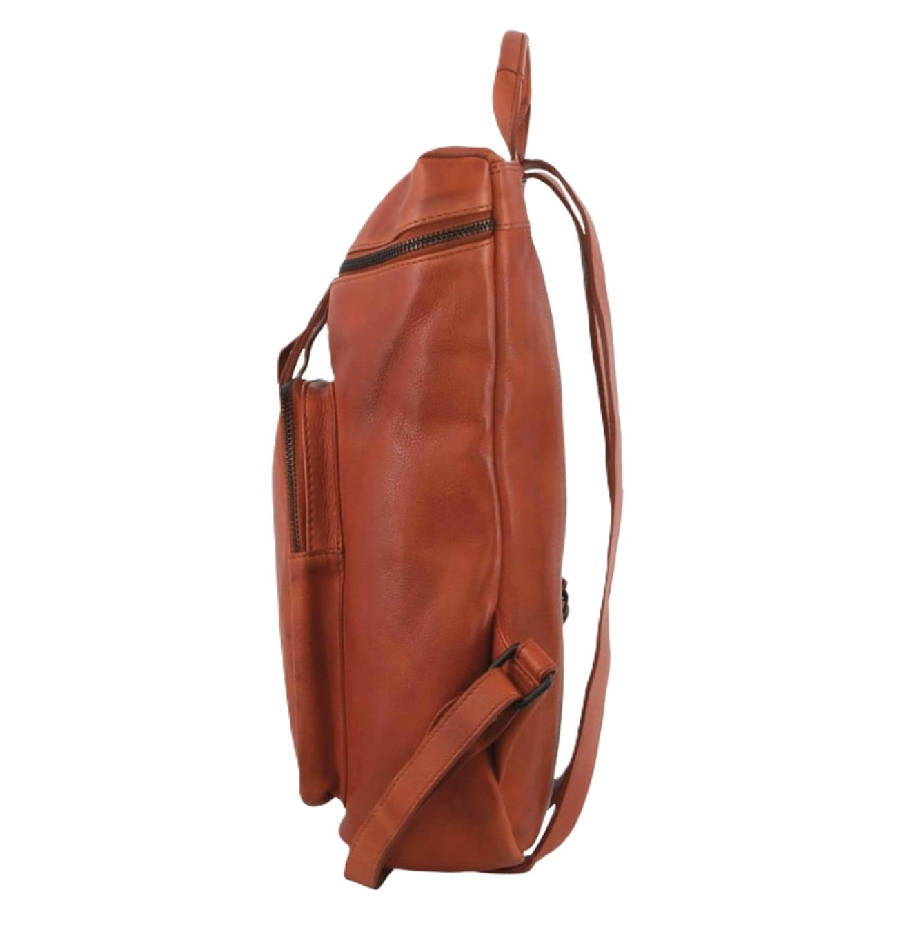 Pierre Cardin Italian Leather Ladies Backpack in Cognac