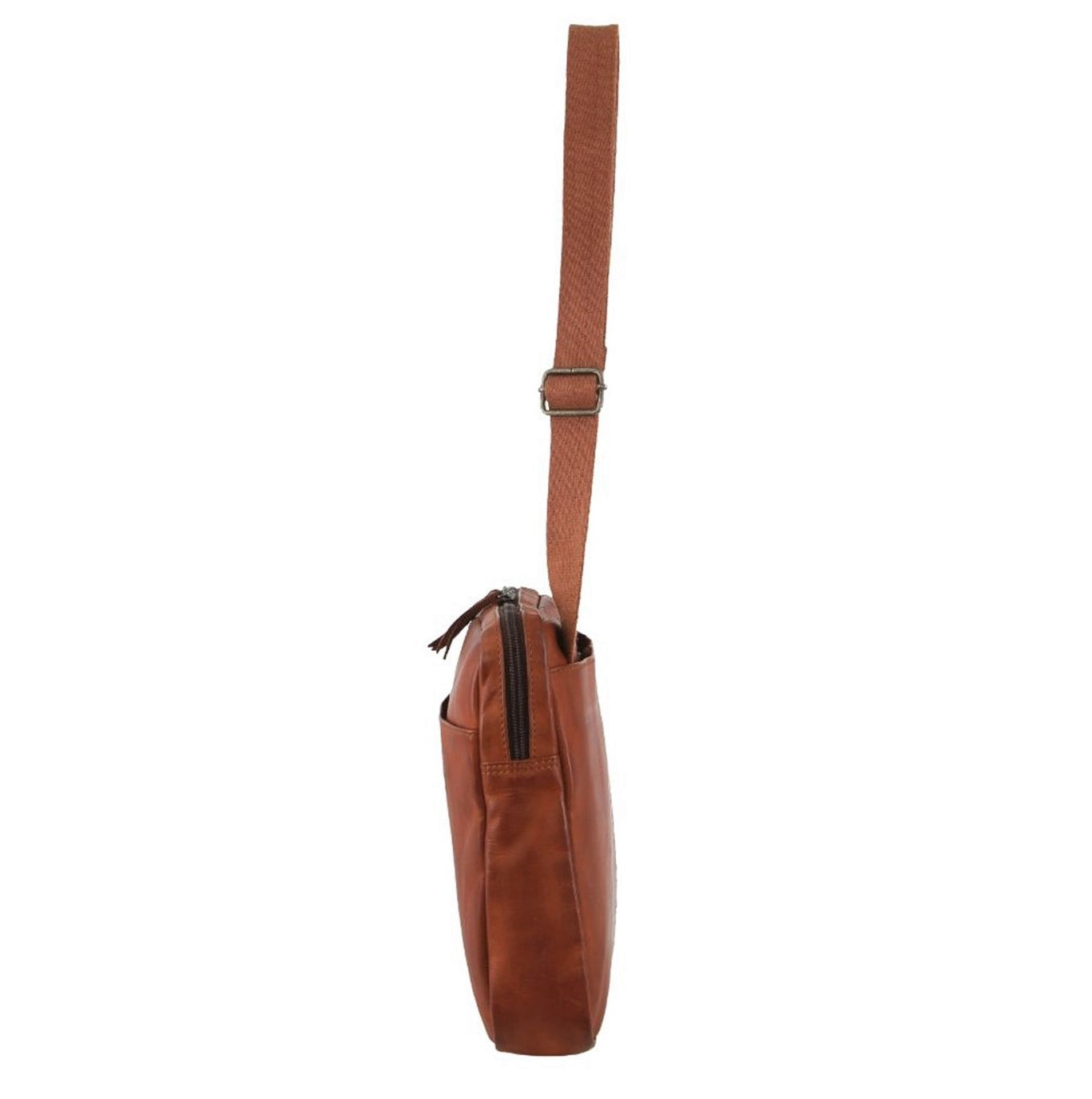 Pierre Cardin PC3765 Mens Italian Leather Business Computer Bag/Cognac